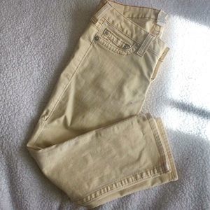 True Religion yellow jeans